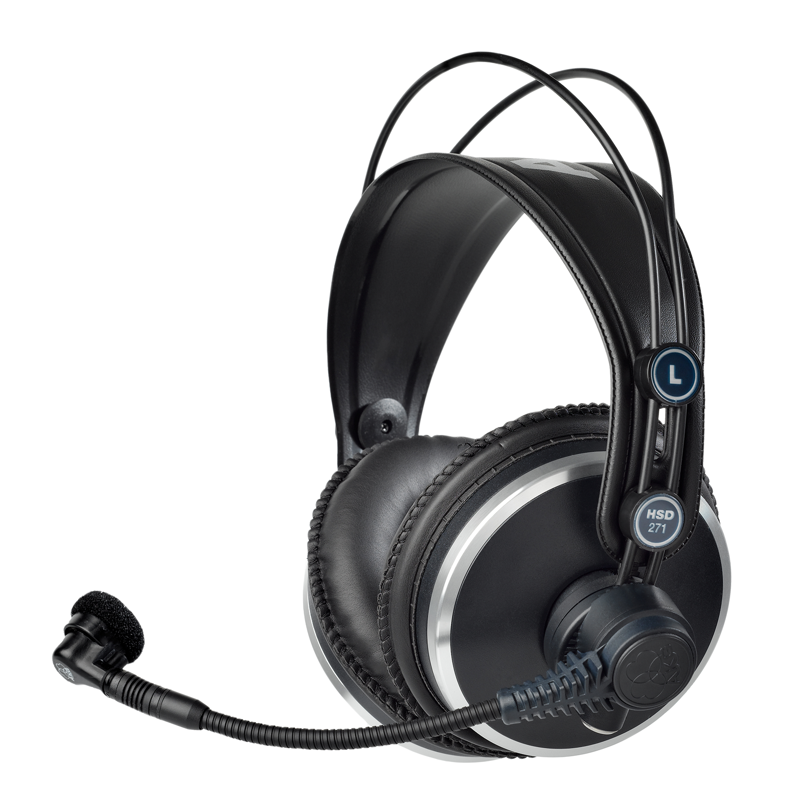 HSD271 - Black - Professional over-ear headset with dynamic microphone - Hero